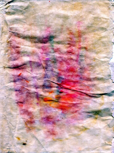 Buruşuk renkli kağıt — Stok fotoğraf