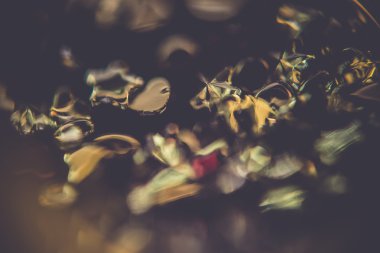 Pırıltılar makro Retro çivi