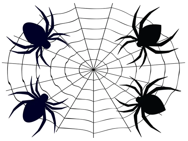 Abstracte Cartoon Spider — Stockvector