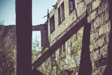 Terk edilmiş evde Retro