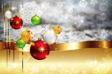 Renkli topları ile gri arka plan