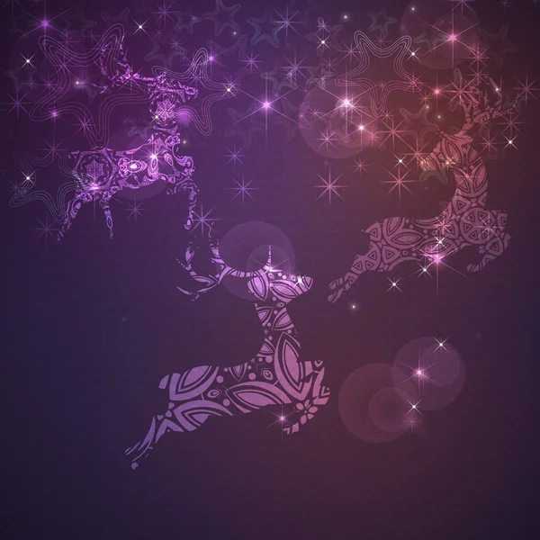 Ornamental Deer Background — Stock Photo, Image