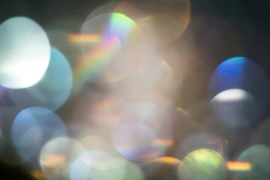 Parıldayan Bokeh ışıklar