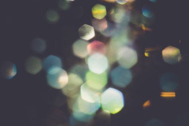 Parıldayan Bokeh ışıklar