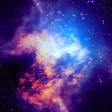 Abstractive uzay arka plan