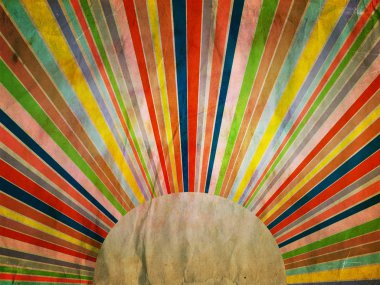 Grunge renkli ışınları arka plan