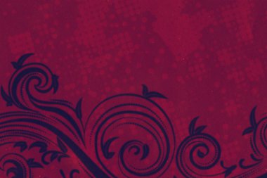 Dekoratif çiçek grunge arka plan