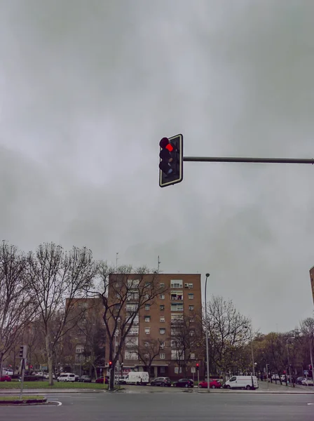 Madrid Spanje December 2020 Toegang Tot Een Arbeiderswijk Van Madrid — Stockfoto