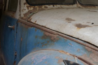 Eski model antika araba.