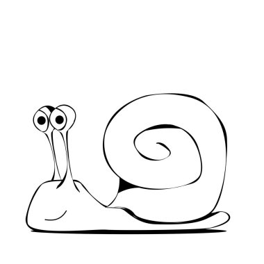 Çizgi romandaki komik sümüklü böcek