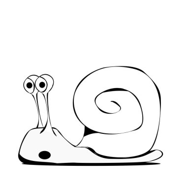 Çizgi romandaki komik sümüklü böcek