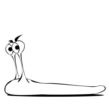 tatlı ve komik komik sümüklü böcek