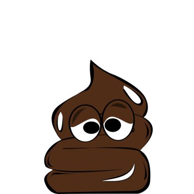 an Icin of shit with face