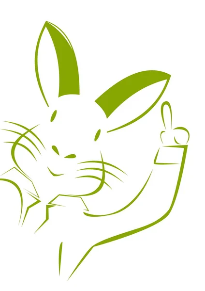 Кролик Великдень Стокова Картинка