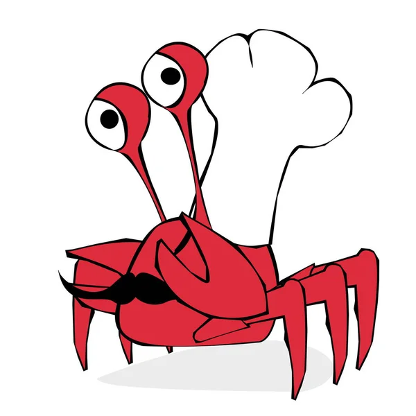 Comic Sea Food Crab — Stock Photo, Image