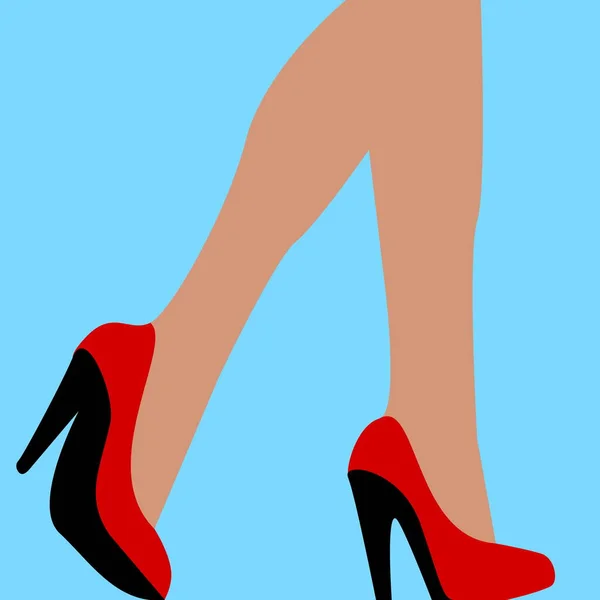 Rote Strumpfhosen Für Frauen — Stockfoto