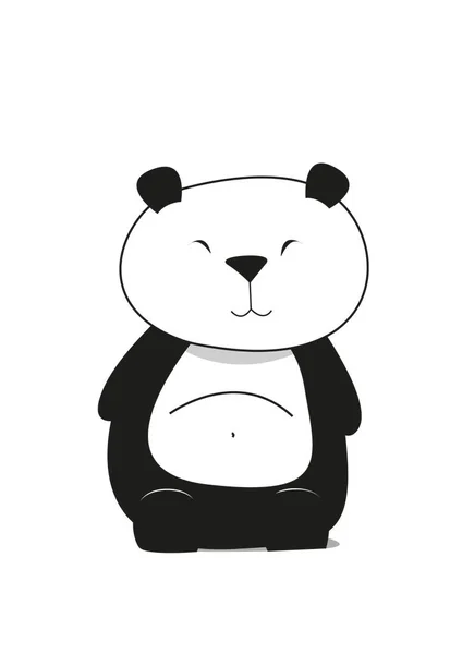 Litle Sweet Mad Panda — 스톡 사진