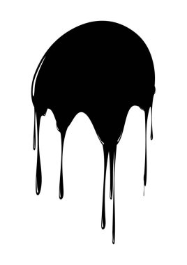 Bir damla çikolatanın vektör çizimi