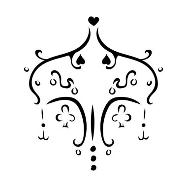 Kalp Aşk Vektörü illüstrasyonu