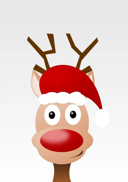 Reindeer on christmas — Stok fotoğraf