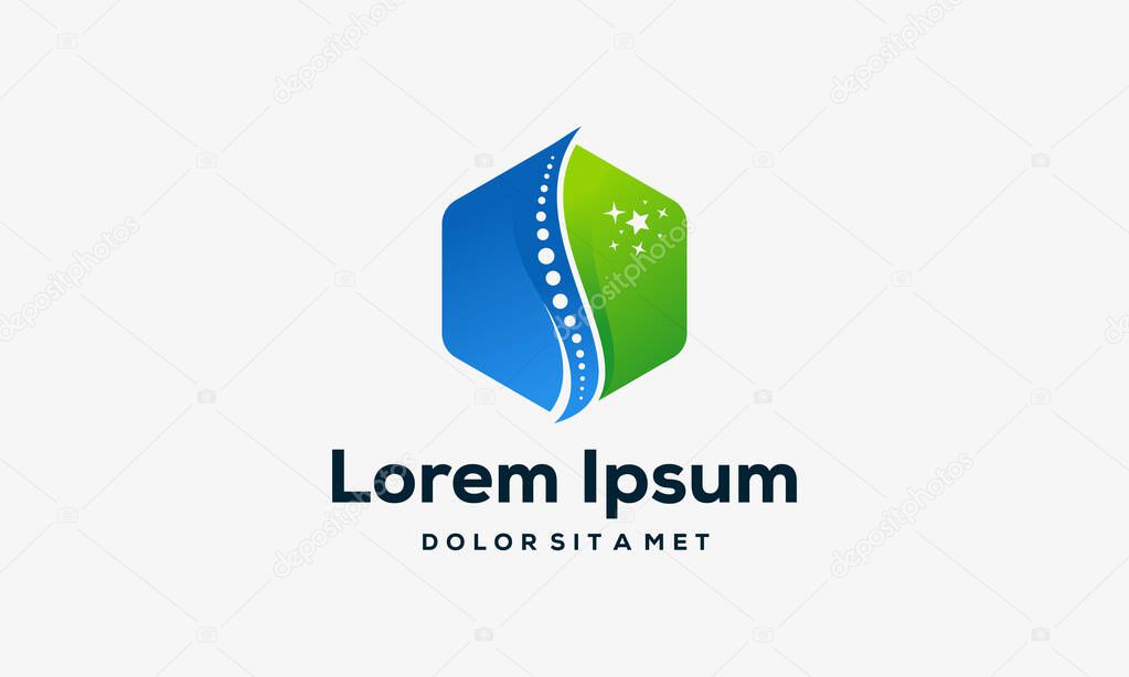 Modern Backbone Treatment logo deigns template