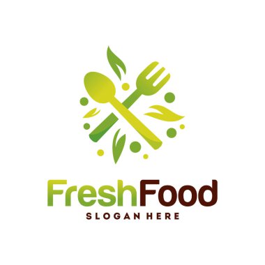 Taze Gıda logosu tasarımları, Sağlıklı Gıda logo şablonu