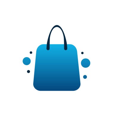 Zarif Modern Alışveriş Torbası logosu konsept vektörü, satış logosu simgesi vektörü