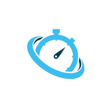 Zamanlayıcı Durağı logosu konsept vektörü tasarladı