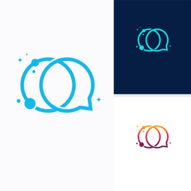 Gezegen Danışman logosu vektör, Danışmanlık Mekanı logo şablonu, Gezegen logo şablonu dizayn etti