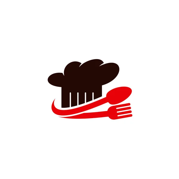 Fast Chef Logo Designs Vorlage Fast Food Delivery Logo Vektor — Stockvektor