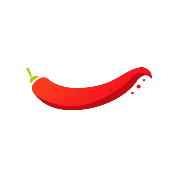 Vecteur Motifs Logo Chili Chaud Modèle Logo Poivre Épicé — Image vectorielle