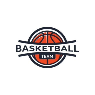 Basketbol logosu tasarımları, basketbol logosu amblemi, vektör şablonları