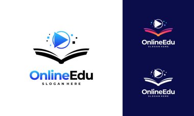 Çevrimiçi Eğitim logosu tasarım kavramı, Çevrimiçi Video Eğitim Logosu Tasarımı