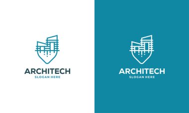 House Point Logosu konsept vektörü, İnşaat Logosu sembol simgesi, Emlak logosu simgesi dizayn ediyor