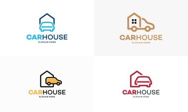 Basit Otomobil Garajı logosu dizayn konsept vektörü, Tasarım Tasarım Tasarımı, Tasarım Tasarımı, Tasarım Vektörü, Tasarım Şablonu