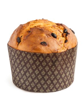 beyaz izole panettone