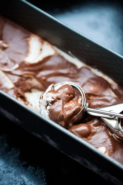 Gelato fatto in casa sano — Foto Stock