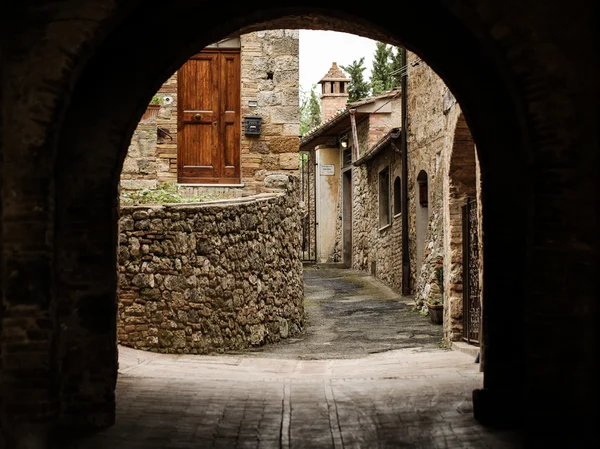 San Gimignano street — Stock Photo, Image