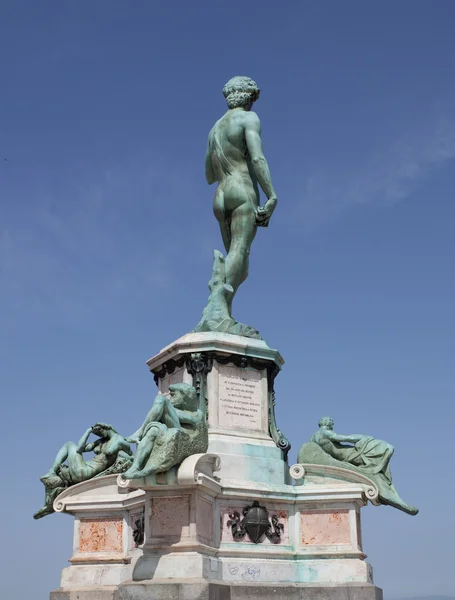 David na Piazzale Michelangelo — Stock fotografie