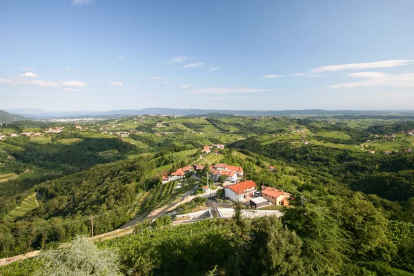 Panorama of Goriska brda, Slovenia — Stock Photo, Image