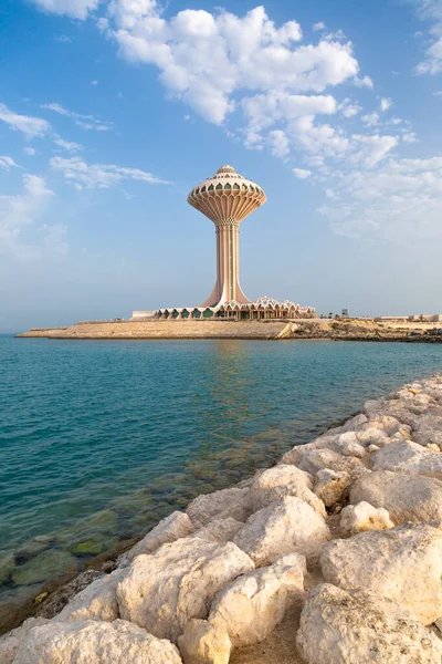 Water Tower Khobar Arabia Saudita All Ora Oro — Foto Stock