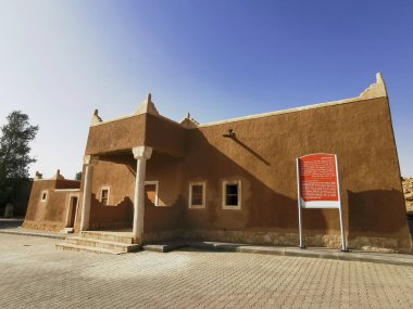 Jubaila, Saudi Arabia - March 25th 2021: Jubaila Police station established during the reign of King Abdulaziz, in small village al Jubaylah, Saudi Arabia