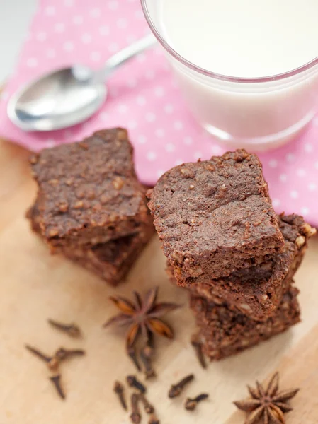 Brownies paleo saudáveis — Fotografia de Stock
