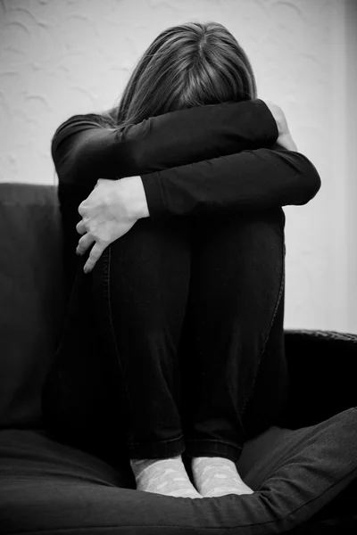 Distressed woman — Stock Photo, Image