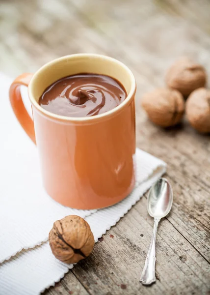 Boisson de cacao à base de lait de coco — Photo