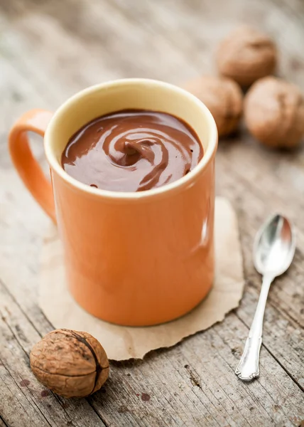 Cocoa drink made of coconut milk — Stock Photo, Image