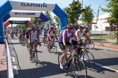 Geleneksel amatör Bisiklete binme olay maraton Franja 2014