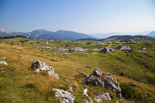 Velika planina, Slovenia – stockfoto