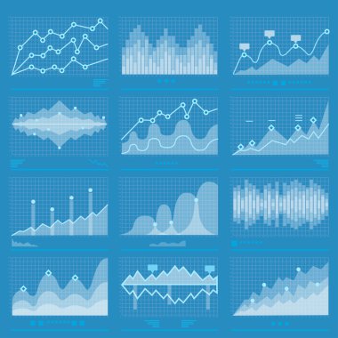 Big Data Statistics Background clipart