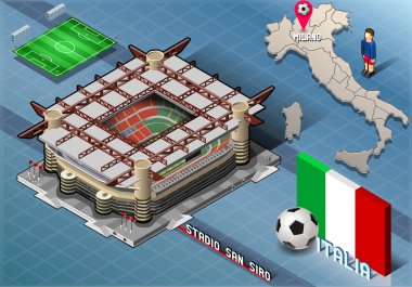 İzometrik Stadyumu, San Siro, Milan, İtalya